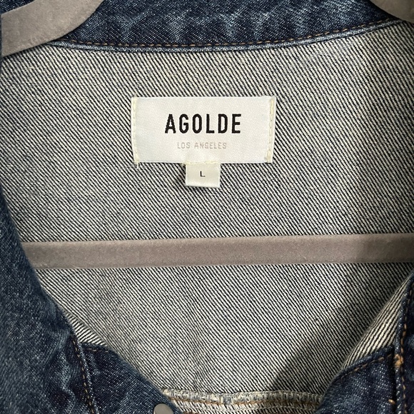Agolde Trucker Denim Jacket - L - Picture 2 of 9